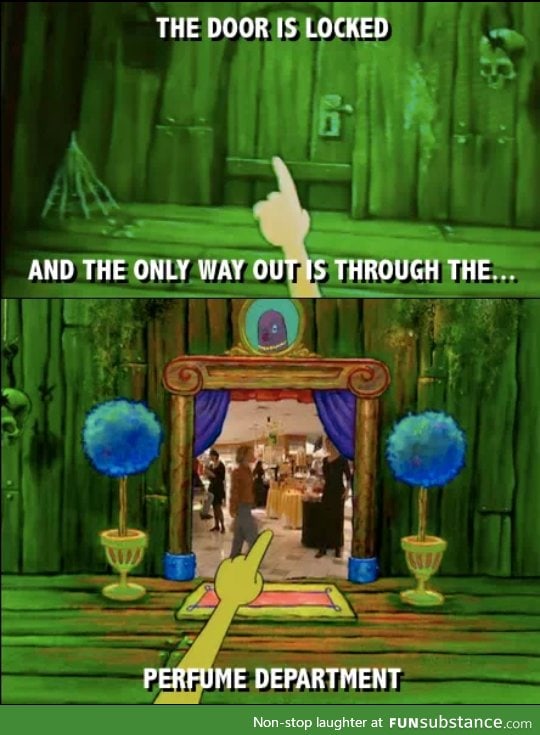 I never understood this episode until i went to Macys