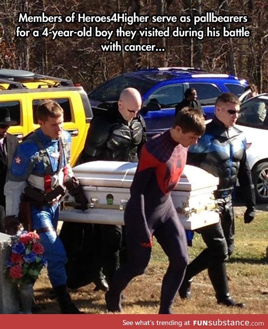 Sometimes, superheroes are real