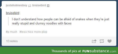 Why are people afraid of snakes?