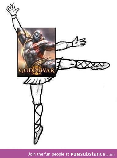 Kratos does ballet!