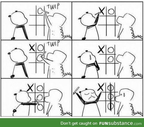 How to always win Tic-tac-toe