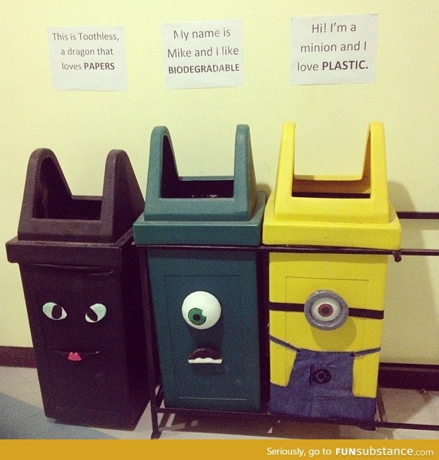 How to encourage college kids to recycle