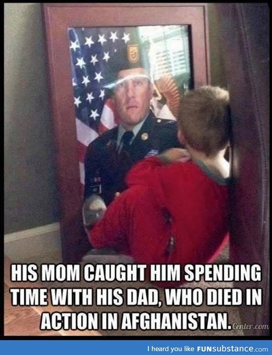 I always think the soldier feels are the saddest.