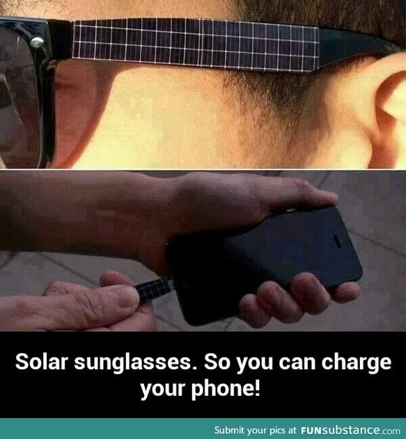 Solar sunglasses