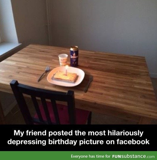 Most hilariously depressing birthday picture