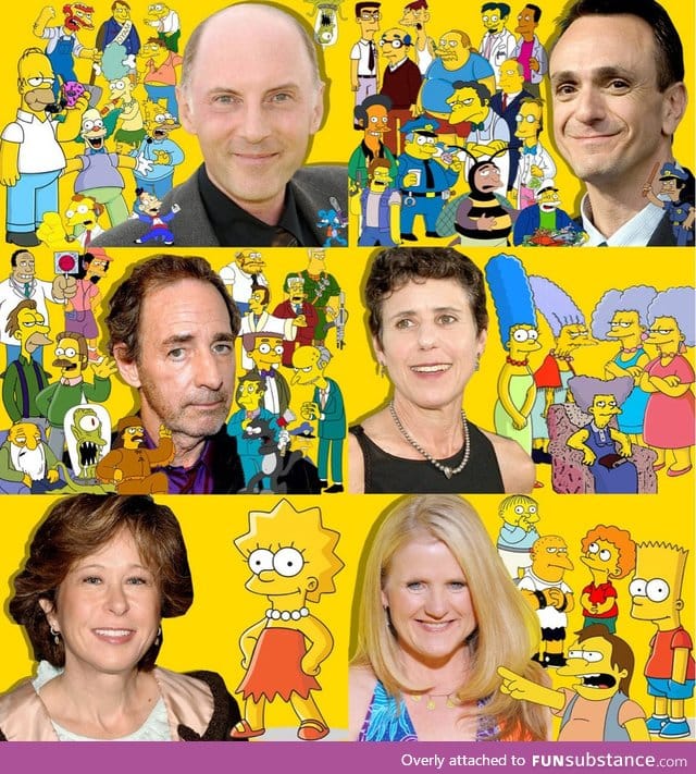 The faces behind The Simpsons