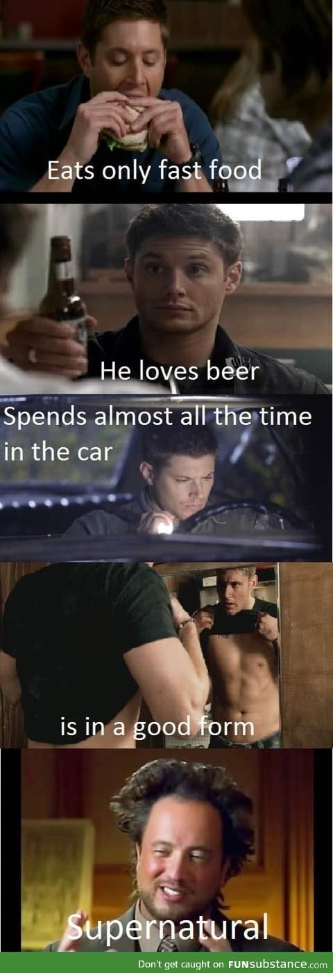 Something only Dean could pull off