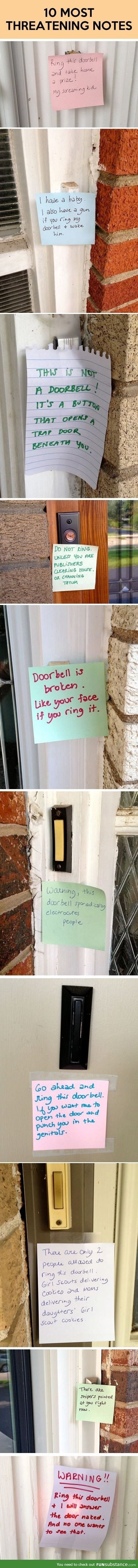 Doorbell notes