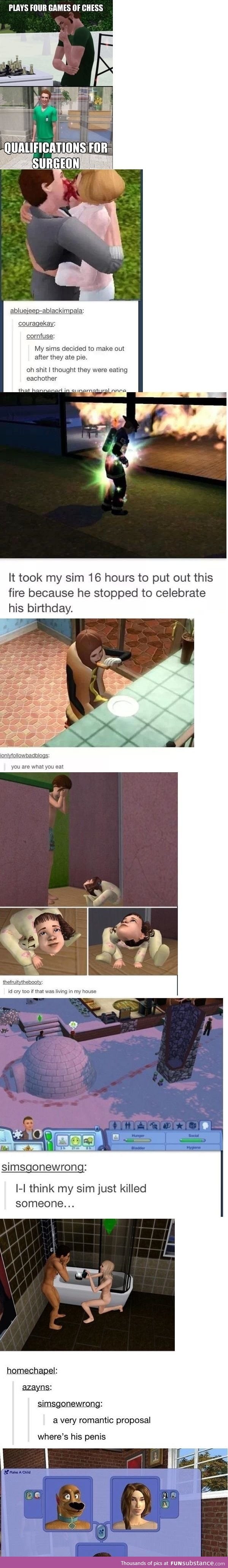Sims 3 logic