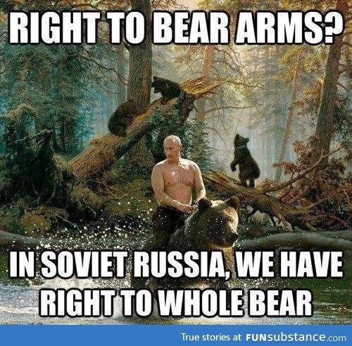 Right to whole bear