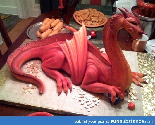 Cool Dragon Cake