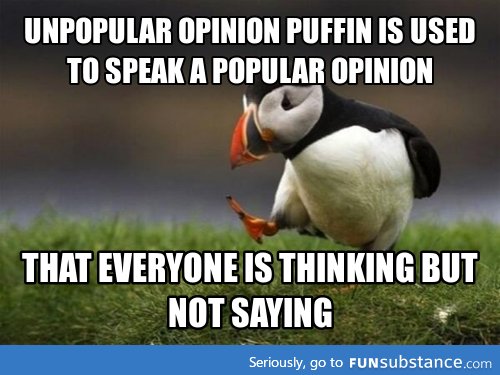 Popular opinion puffin