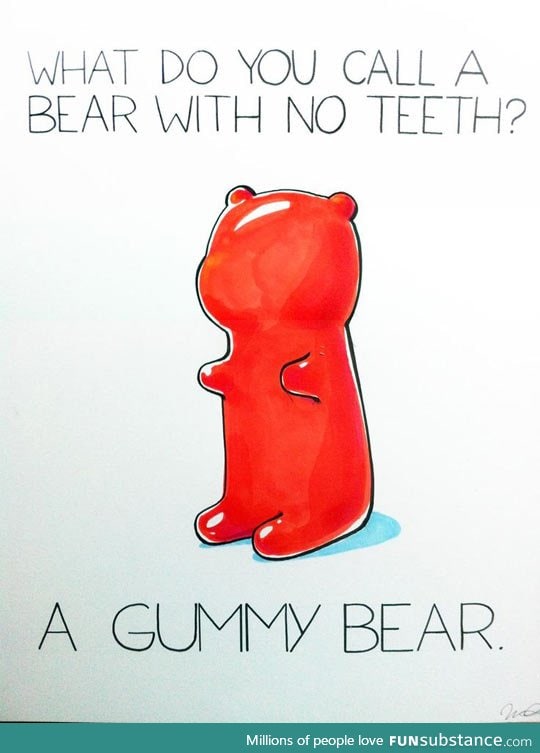 A bear with no teeth