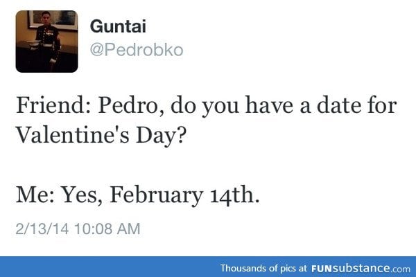 Date for Valentine's day