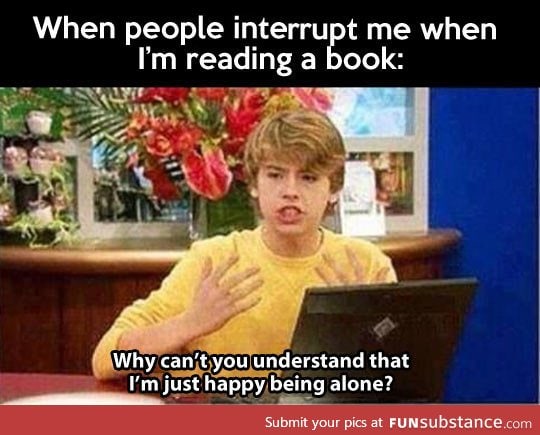 When people interrupt me