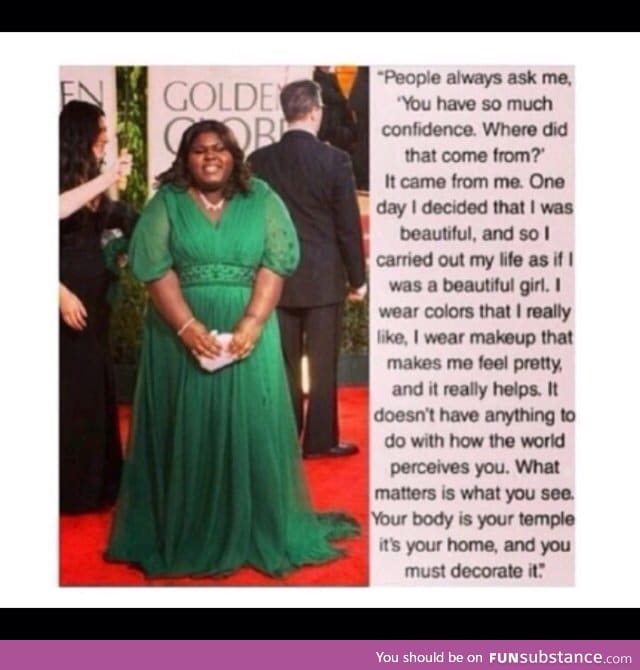 One of the many reasons i love and respect Gabourey Sidibe
