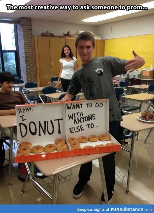 Asking someone to prom
