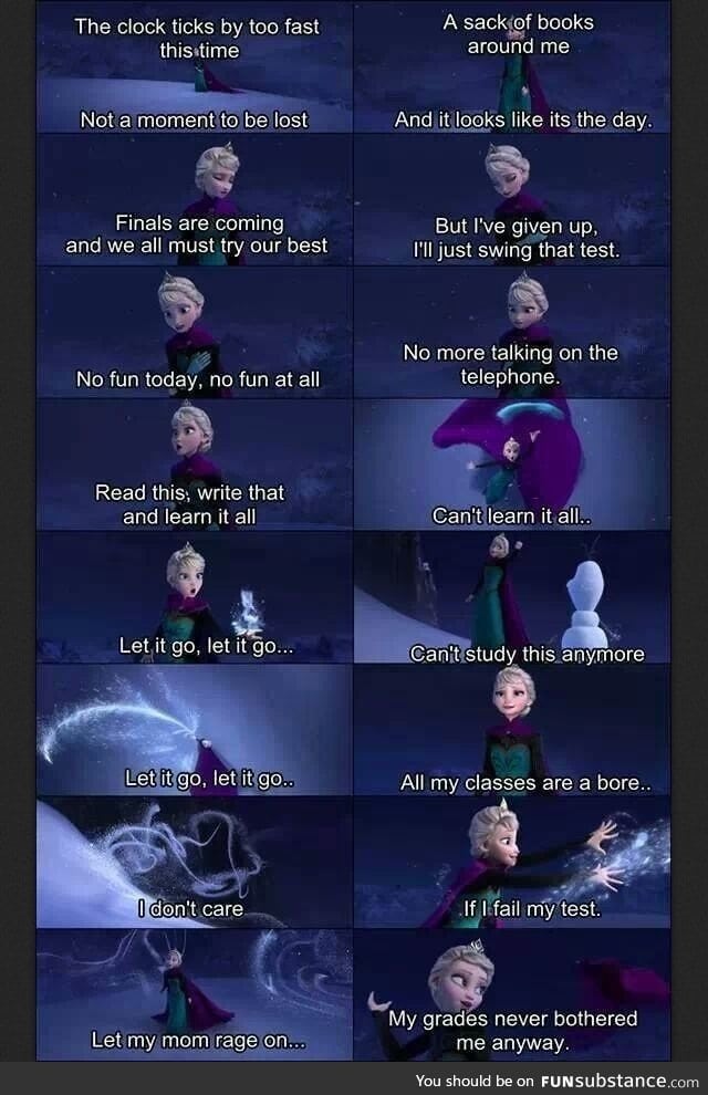 My grades never bothered me anyway
