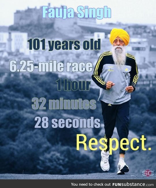 Respect to Fauja Singh