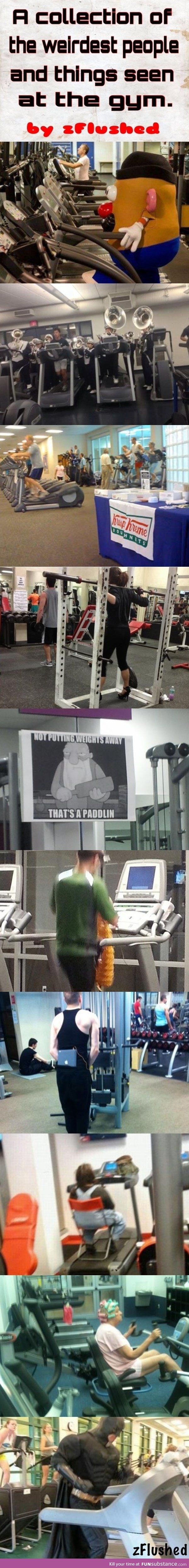 Weird stuff you see at the gym