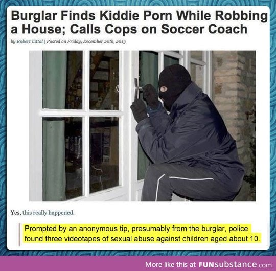Good guy burglar