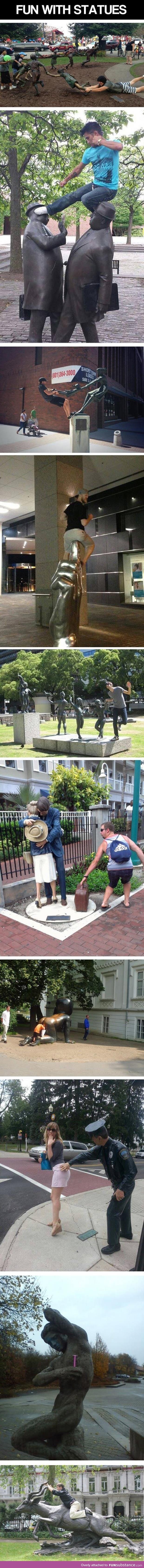 Fun with statues