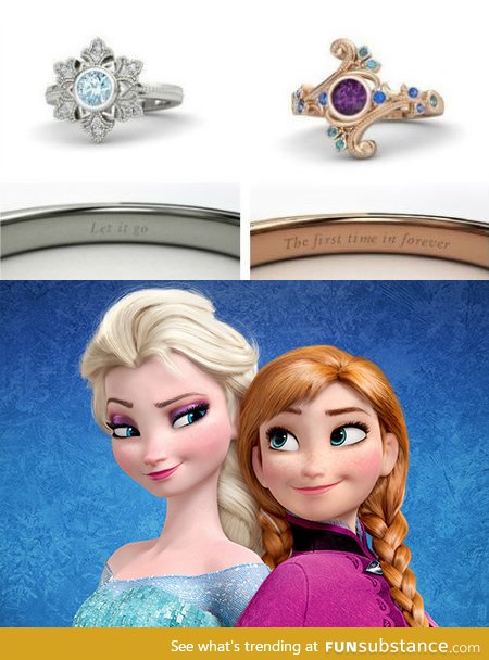 Frozen Inspired Rings