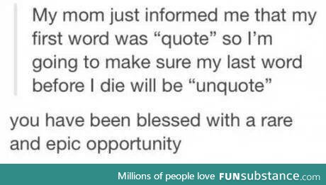 Quote and unquote - FunSubstance