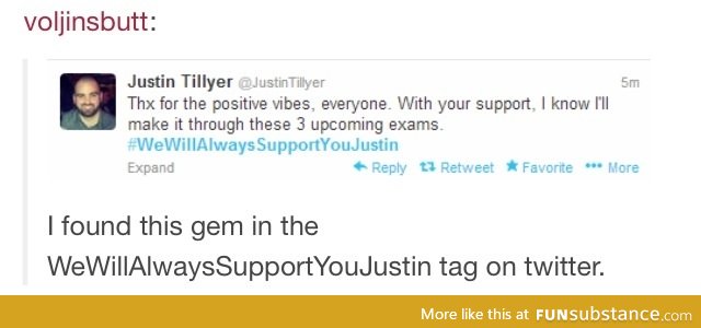 The real Justin people should be supporting
