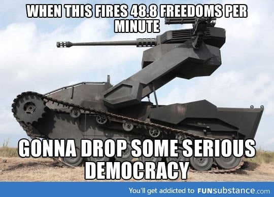 Serious democracy…