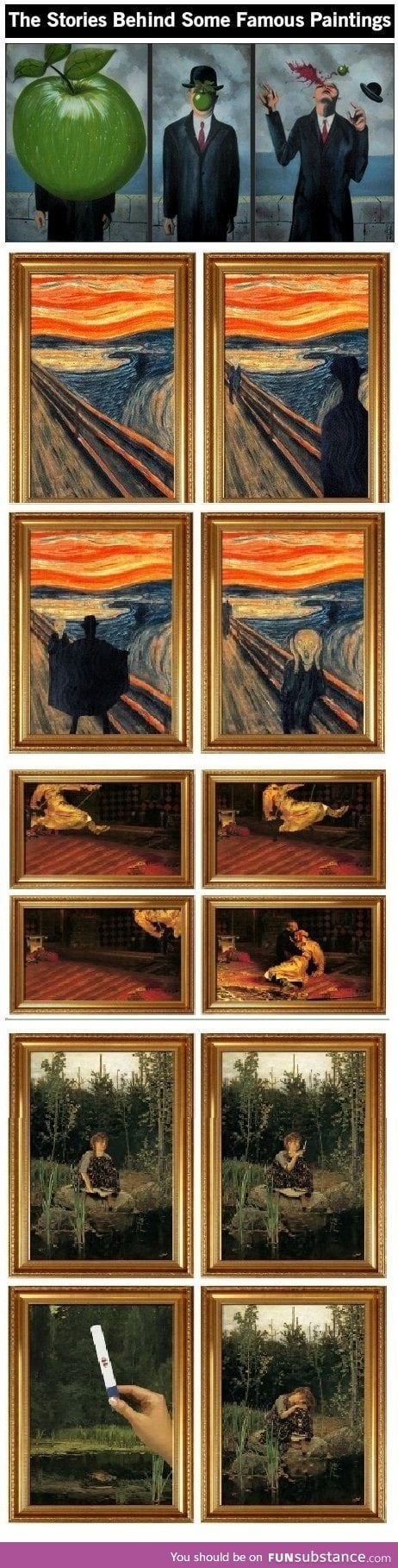 What famous paintings actually mean