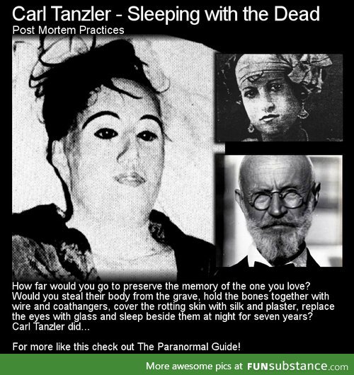 Sleeping with the dead