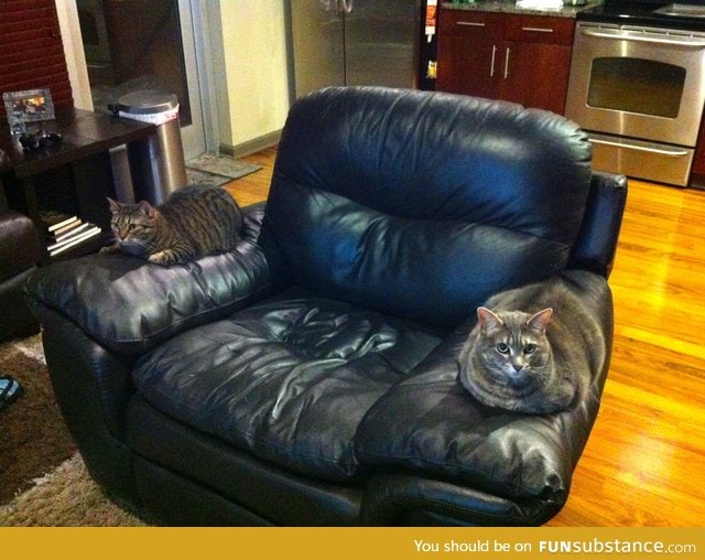 I was sitting in this chair, then I realized that I had become a villain