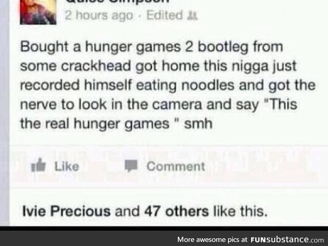 The real hunger games
