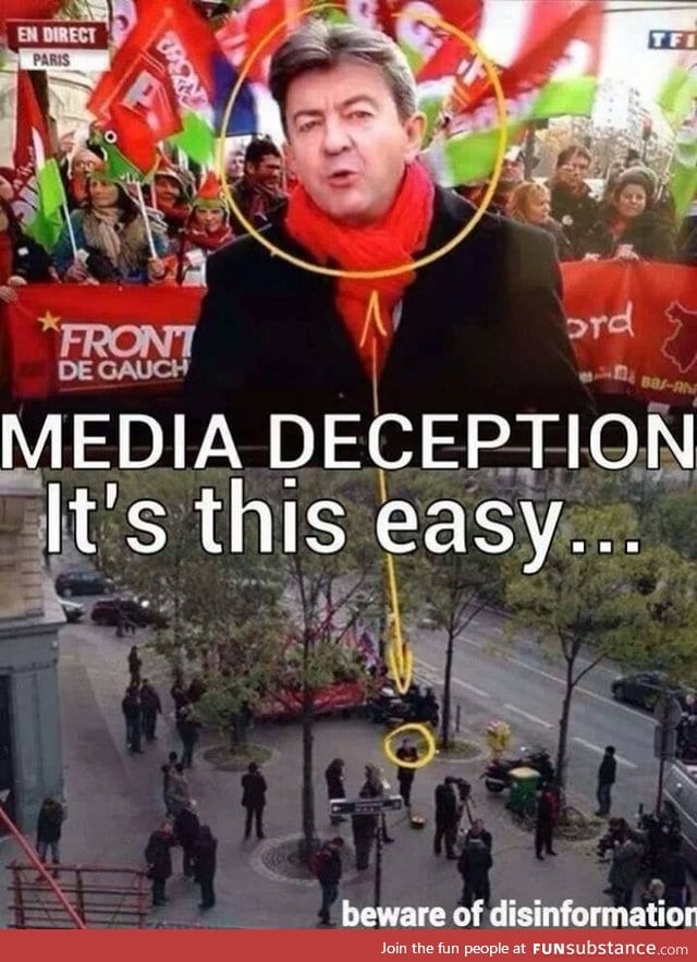 Don't trust the media