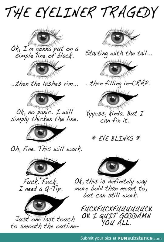 The eyeliner tragedy