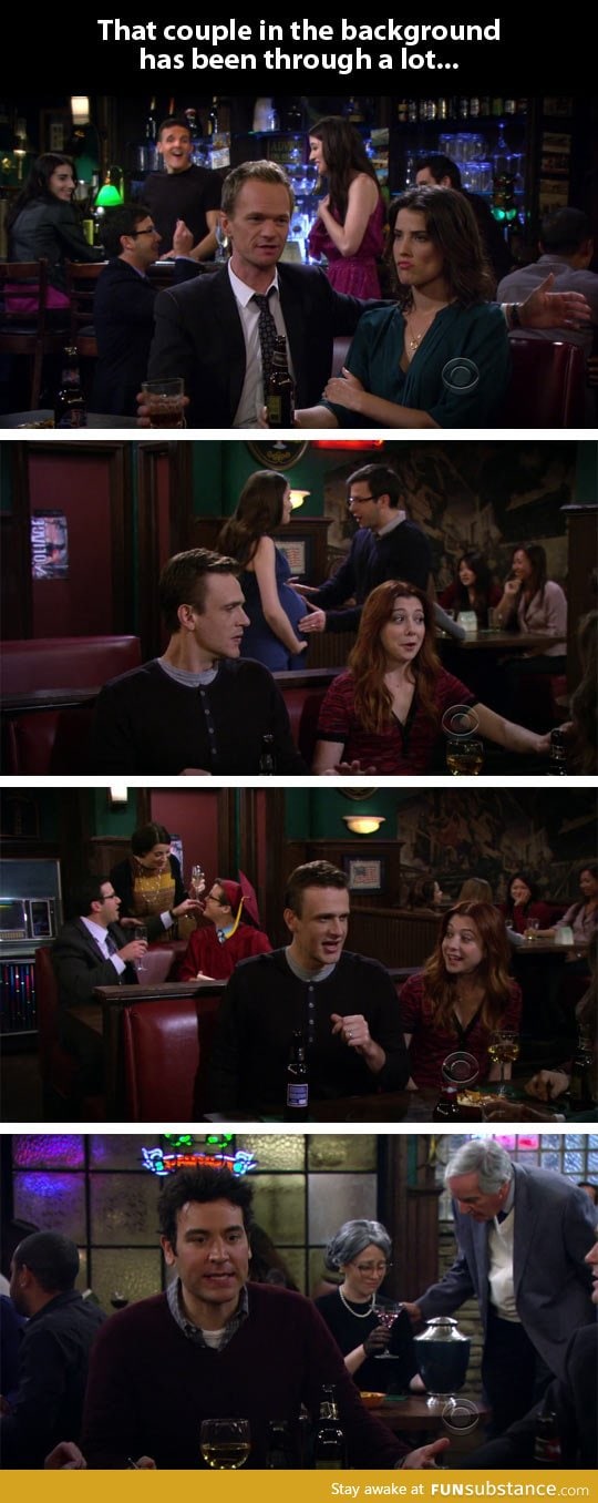 Parallel story in How I Met Your Mother