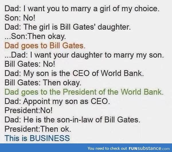 This is business