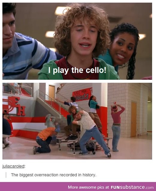 *GASP* Anything but the cello