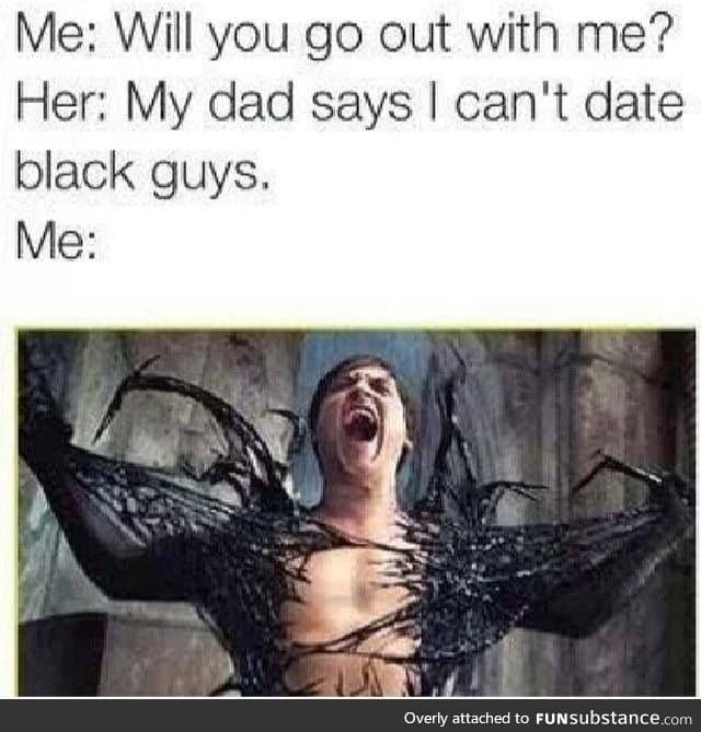 Can't date black guys