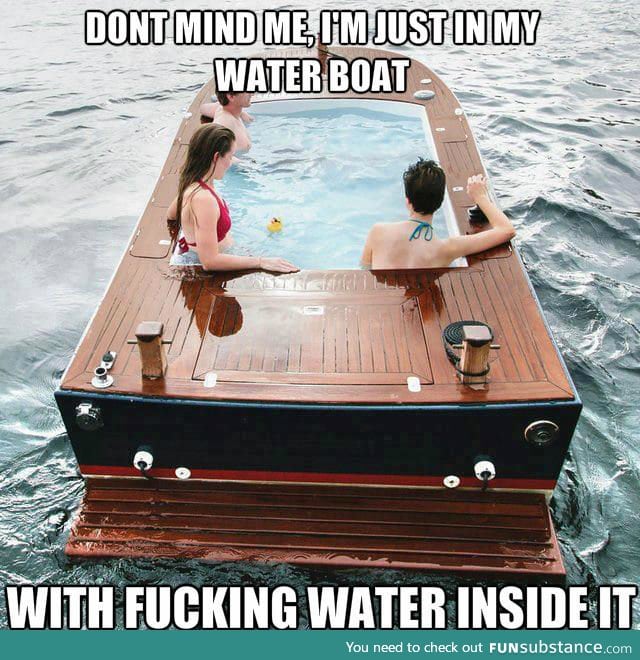 Don't Mind Me ; Boat Edition