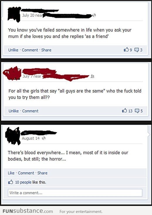 Epic Facebook Statuses