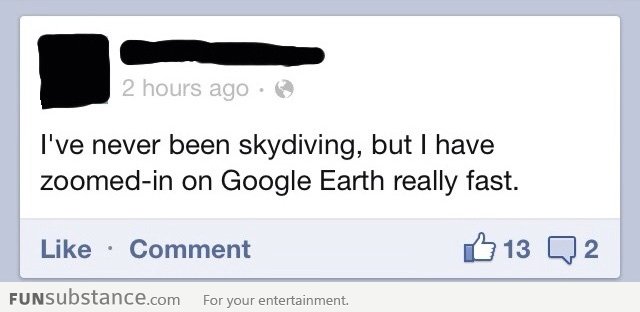 As good as skydiving