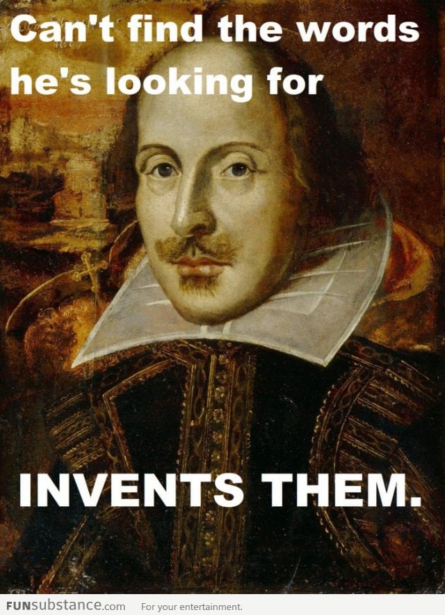 Shakespeare being Shakespeare