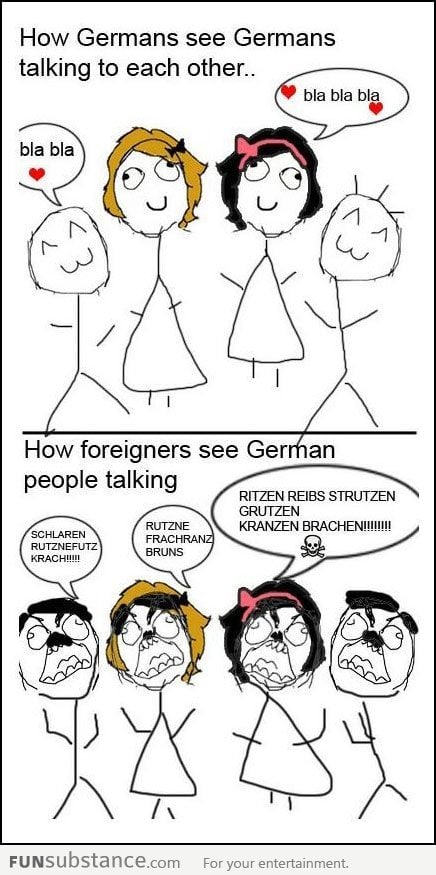 Germans talking to each other