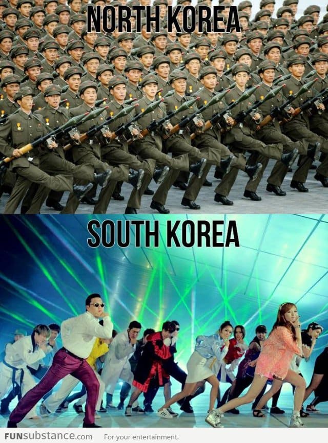 Know the difference: North Korea vs South Korea