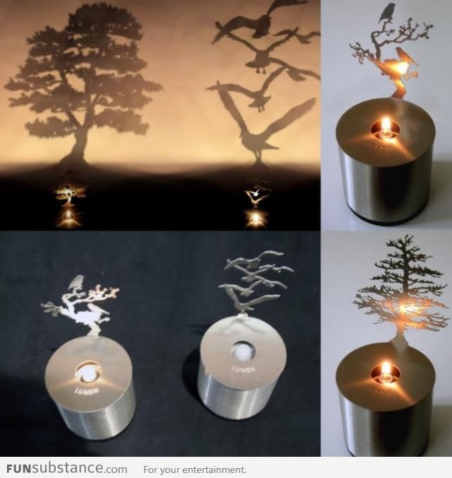 Candle light art