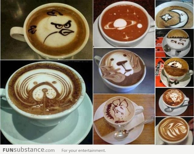 Awesome coffee art