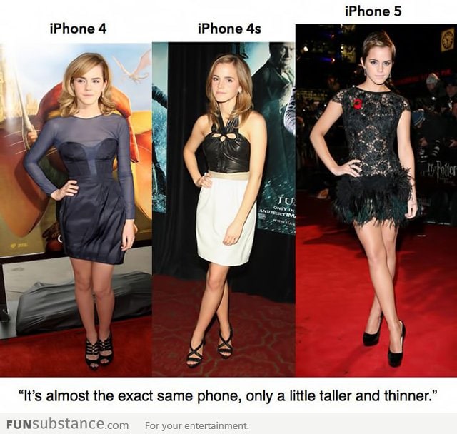 iPhone 5 is like Emma Watson