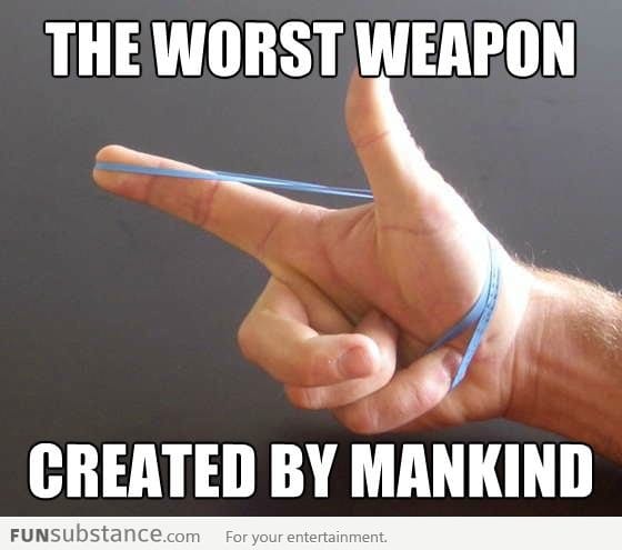 The worst weapon created by mankind